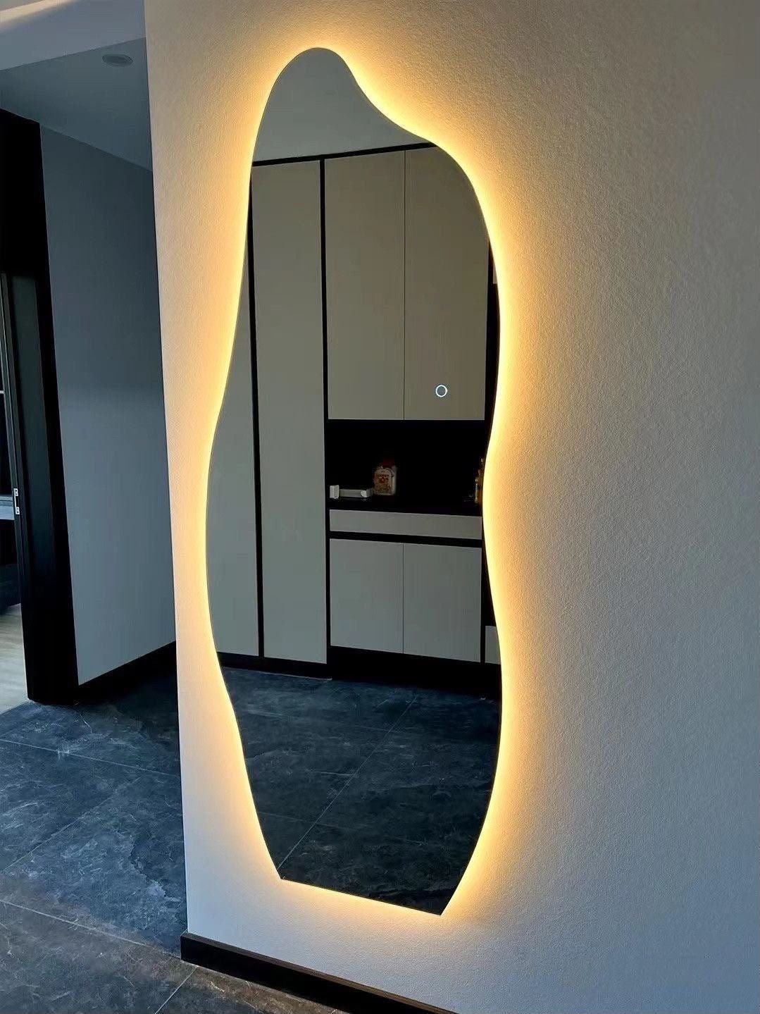 Decorative illuminated LED mirror