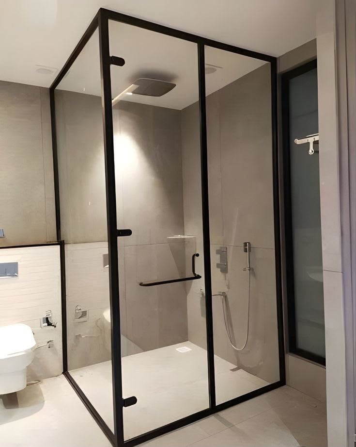 Premium frameless glass shower bathroom cubicle
