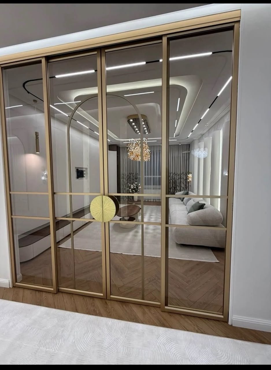 Premium modern home interior with glass and aluminium solutions